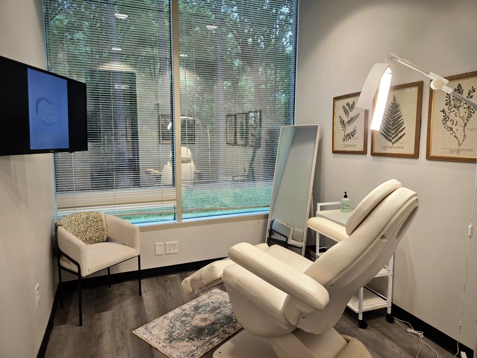 A treatment room at Palma Aesthetics, Alpharetta